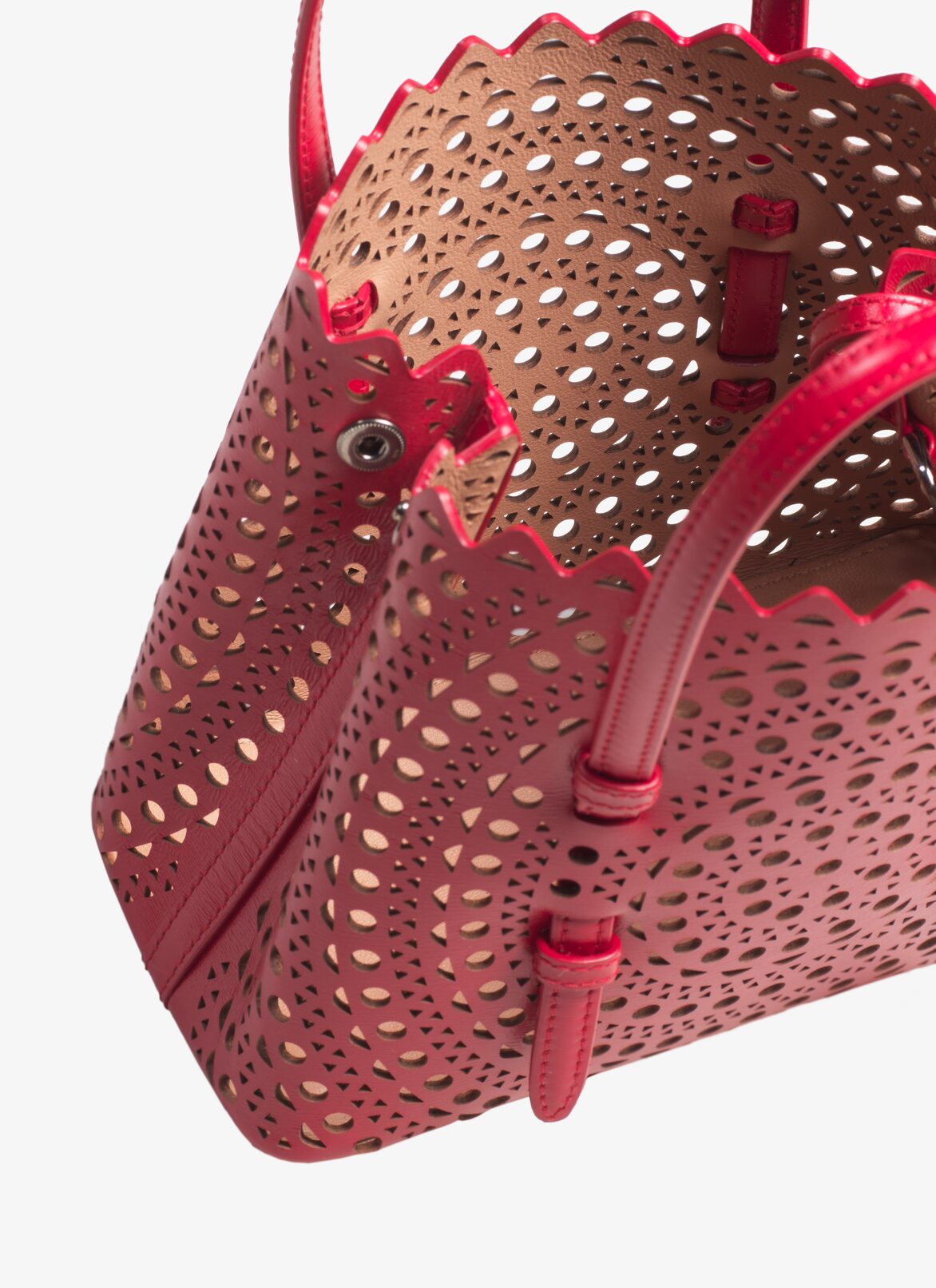 Handbags ALAÏA HANDBAGS ROSSO VERNICE